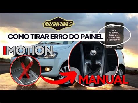 Conversão Fox Imotion para manual resolvendo erro do painel YouTube