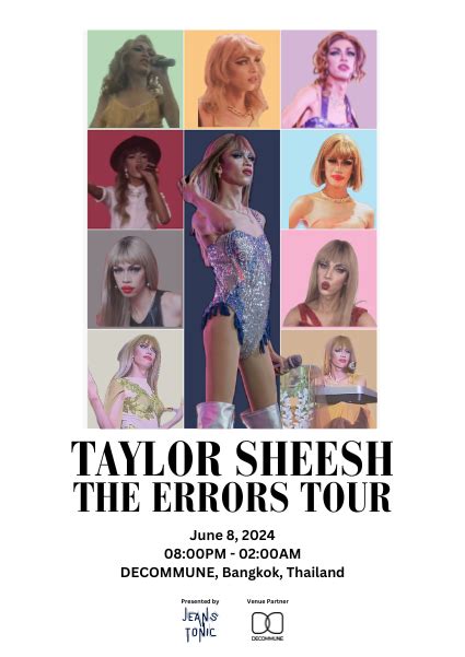 Taylor Sheesh The Errors Tour In Bangkok The Beat Bangkok