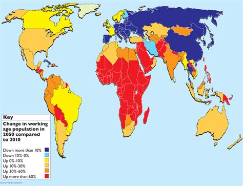 2050 World Population Density Map free image download