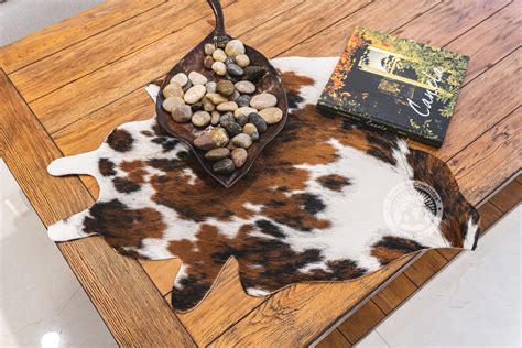 Mini Cowhide Rug Tricolor — Luxury Cowhides