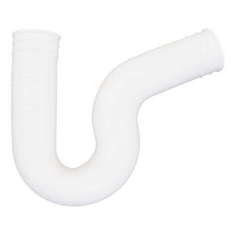 TRAMPA SUAVE PARA FREGADERO PVC FLEXIBLE 1 1 2 PULGADAS BLANCO The