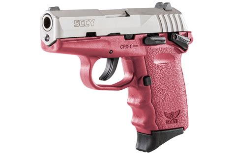 Sccy Cpx 1 9mm Pistol With Crimson Frame And Stainless Steel Slide Sportsman S Outdoor Superstore