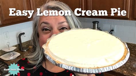 How To Make An Easy Lemon Cream Pie Plus Some Saturday Fun Youtube