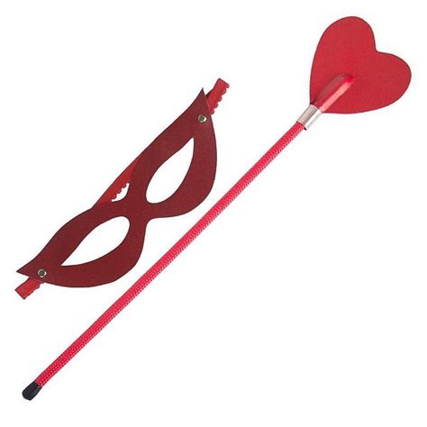 Kit Tiazinha Chibata Coração Dominatrixxx Vermelho Sex Shop Loja Fetiches