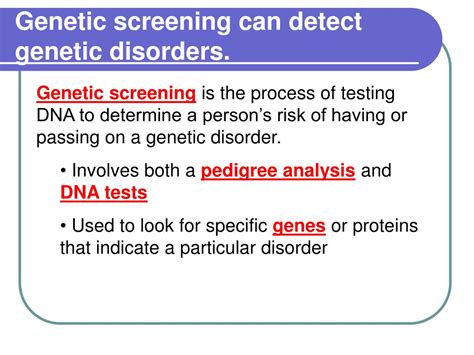 PPT Genetic Screening And Gene Therapy PowerPoint Presentation Free