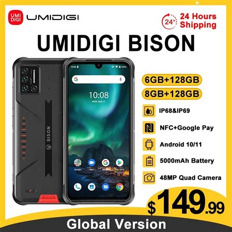 Umidigi Tel Fono Inteligente Bison Gb Gb Nfc Ip Ip K