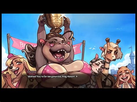 My Pig Princess HENTAI Game PornPlay Ep Accidental FUTANARI Boner In Front Of The Crowd