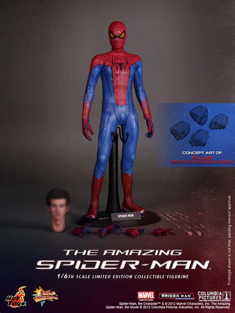 Hot Toys The Amazing Spider Man 1 6th Scale Spider Man Limited