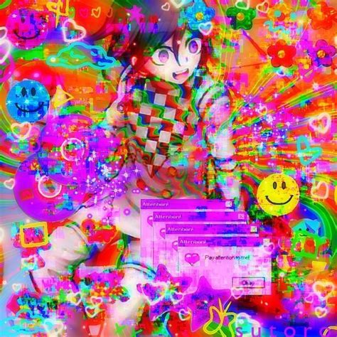 Glitchcore Aesthetic Aesthetic Anime Danganronpa Glitchcore