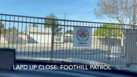 LAPD Up Close Episode 12 Foothill Patrol YouTube