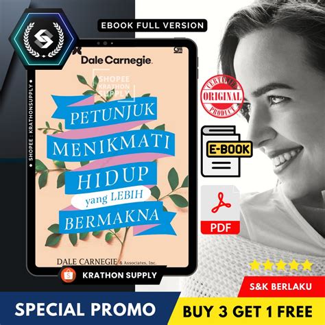 Jual Petunjuk Menikmati Hidup Yang Lebih Bermakna Oleh Dale Carnegie