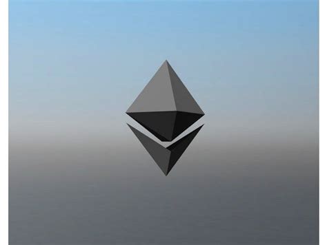 Ethereum Logo 3d By Tfolbrecht Model