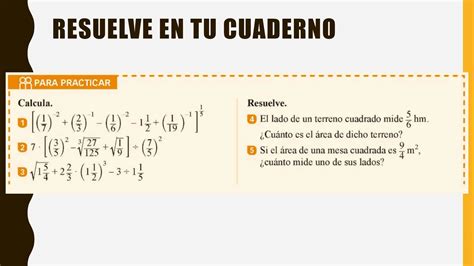 Potenciación Y Radicación De Fraccionespptx Descarga Gratuita