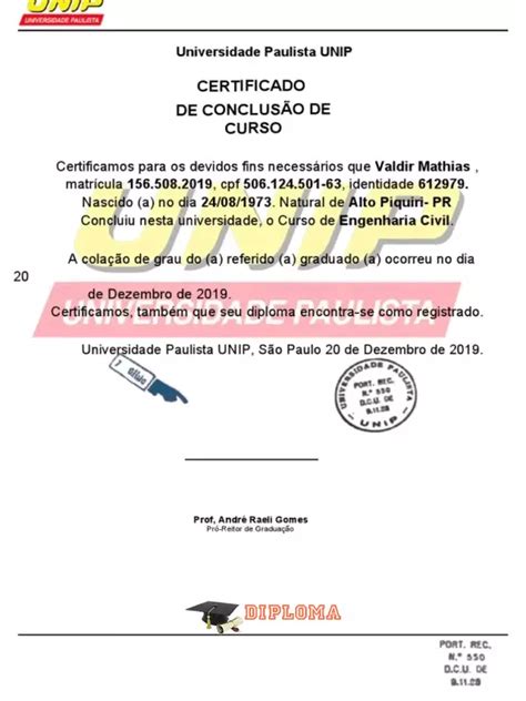 Comprar Diploma Unip Como Comprar Diploma Unip R Pido E F Cil