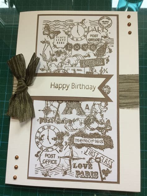 Mens Card With Phill Martin Stamp Birthday Cards For Men Rubber