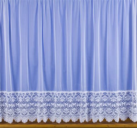 Naomi White Jardiniere Net Curtain 2 Curtains