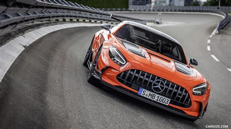 2021 Mercedes Amg Gt Black Series Color Magma Beam Front Caricos