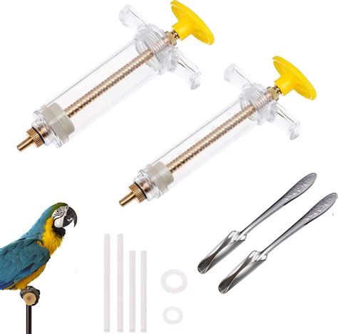 Bird Feeding Syringe Set Hand Baby Birds Feeding Syringe Feeding Tubes