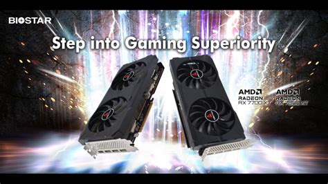 Biostar Unveils Amd Radeon Rx Xt And Radeon Rx Xt Graphics Cards