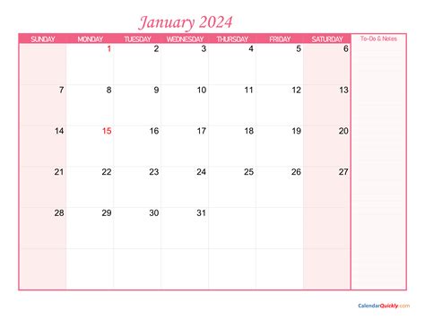 Printable 2024 Monthly Calendar - Printable Template Calendar io