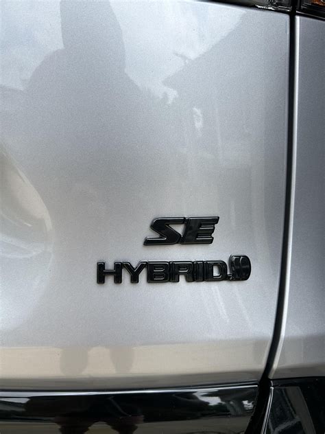 Blackout Emblem Rav4 Hybrid Se Rrav4club