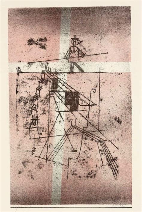 Seilt Nzer Equilibrista Litograf A X Cm Paul Klee