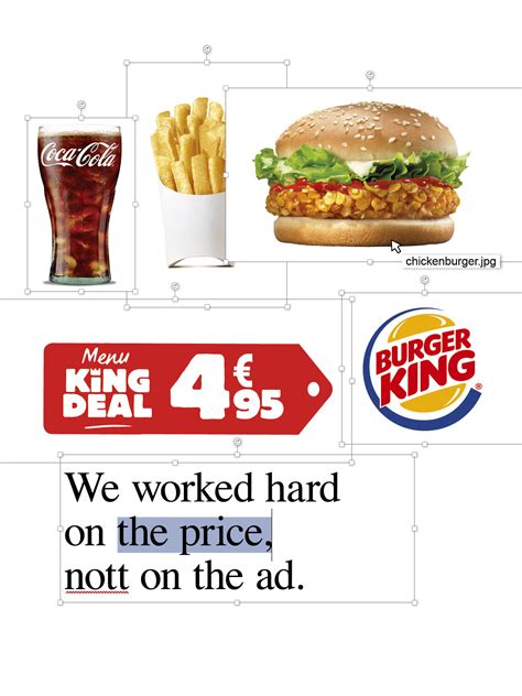 Burger King: King Deal Menu For Only €4,95 • Ads of the World™ | Part ...