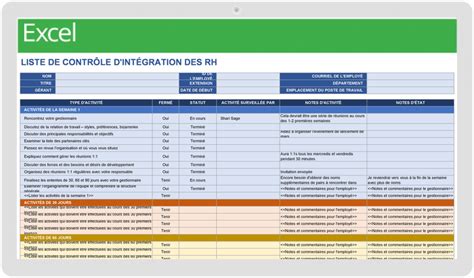 Listes de contrôle et modèles d intégration gratuits Smartsheet