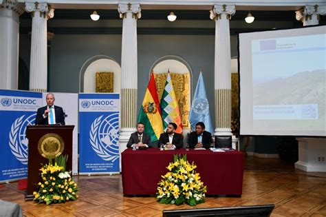 Unodc Y El Gobierno De Bolivia Presentan El Informe De Monitoreo De