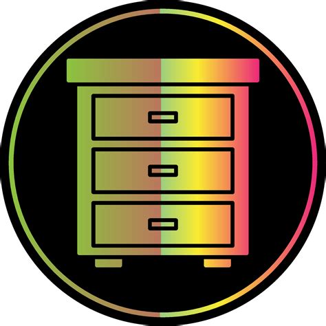 Drawer Glyph Due Color Icon Vector Art At Vecteezy