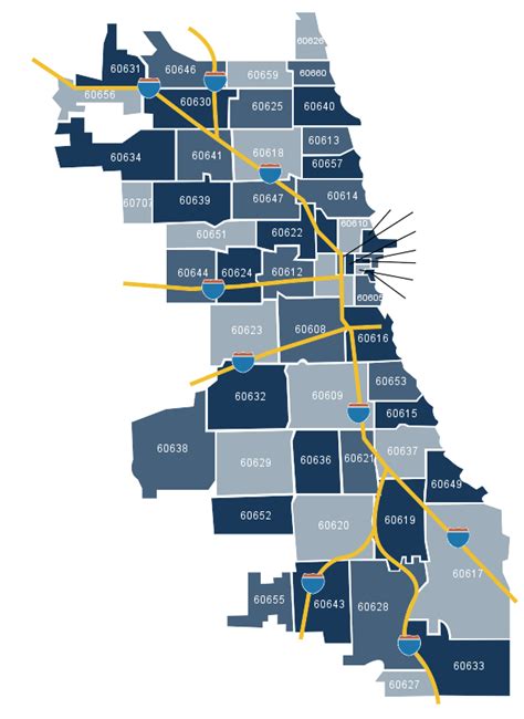 Chicago Zip Code Map