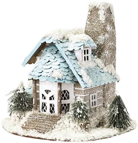 Martha Stewart Living Snowy House Mini Houses Putz Houses Gingerbread