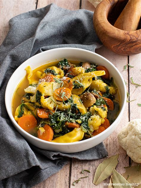 Bouillon de pâte aux légumes léger Recette hiver