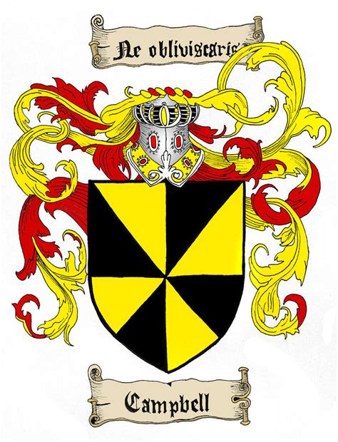 Campbell coat of arms by louisecampbell on deviantART