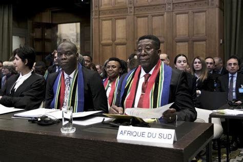 Devant La Cour Internationale De Justice Lafrique Du Sud Sest