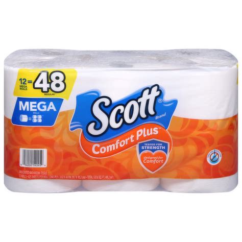 Scott Bathroom Tissue Unscented Mega Rolls One Ply