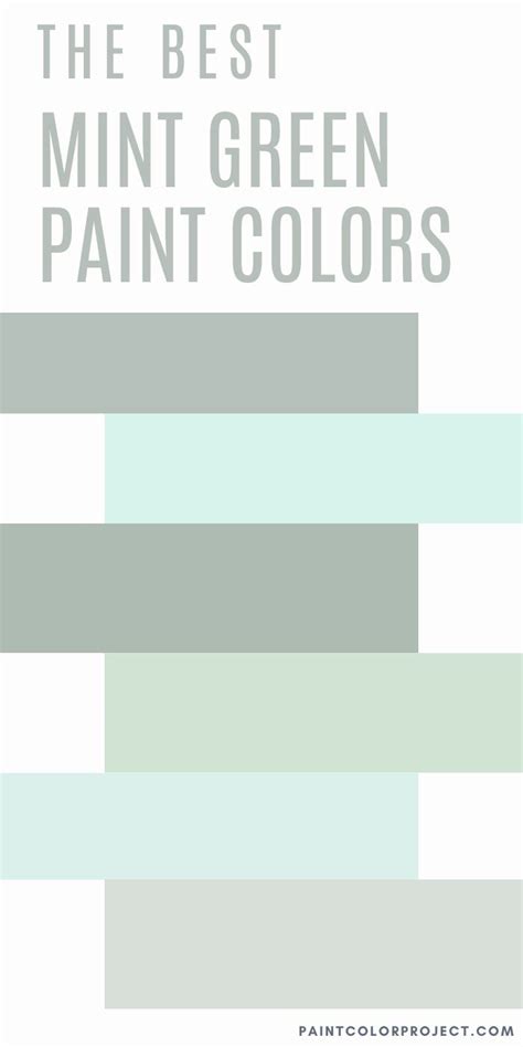 The Best Mint Green Paint Colors The Paint Color Project