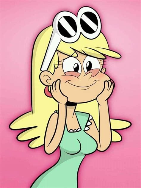 a cartoon character with large round glasses on her face and blonde hair, wearing a green dress