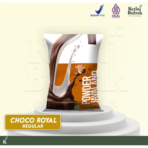 Jual Bubuk Minuman Plain Regular Varian Coklat Choco 1kg Rasa