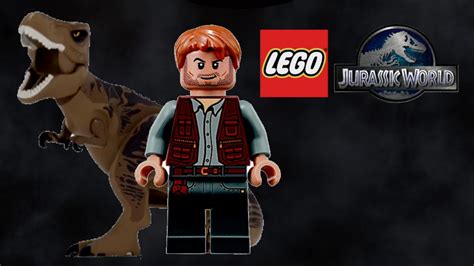 Lego Jurassic World Owen Minifigure And T Rex Officially Revealed Youtube