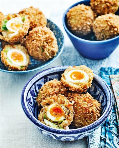 Prawn Toast Scotch Eggs Recipe Delicious Magazine