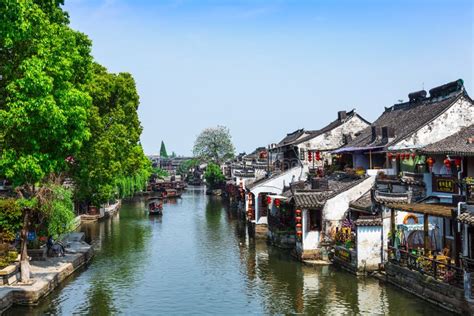 Jiangnan Ancient Town Editorial Stock Image Image Of City 55087324