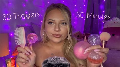 Asmr 30 Triggers In 30 Minutes Huge Trigger Assortment For Sleep 😴