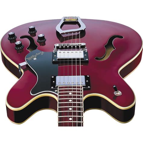 Hagstrom Viking Semi Hollowbody Electric Guitar Wild Cherry Musician