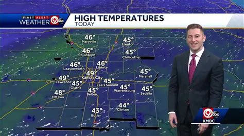 First Alert Temps Will Near 50 Degrees Thursday