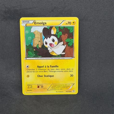 CARTE POKÉMON EMOLGA 45 124 Dragons exaltés Française EUR 2 40