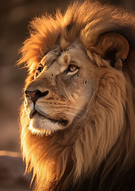 Wallpaper Lion Capturing The Majesty Of The King Of The Jungle Lions