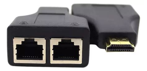 Extensor Hdmi 3D De 30 Metros Mediante Cable De Red UTP Rj45 Cat5e 6