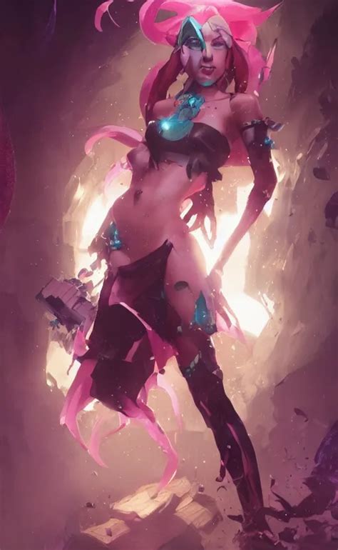 Jinx From Arcane League Of Legends Arcane By Stable Diffusion