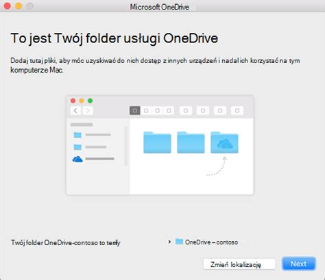 Synchronizowanie plików za pomocą usługi OneDrive w systemie macOS